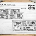 Casa de Férias Bergblick - Two-Level Penthouse With Rooftop Terrace & Mountain View By Alpenluxus Collection *